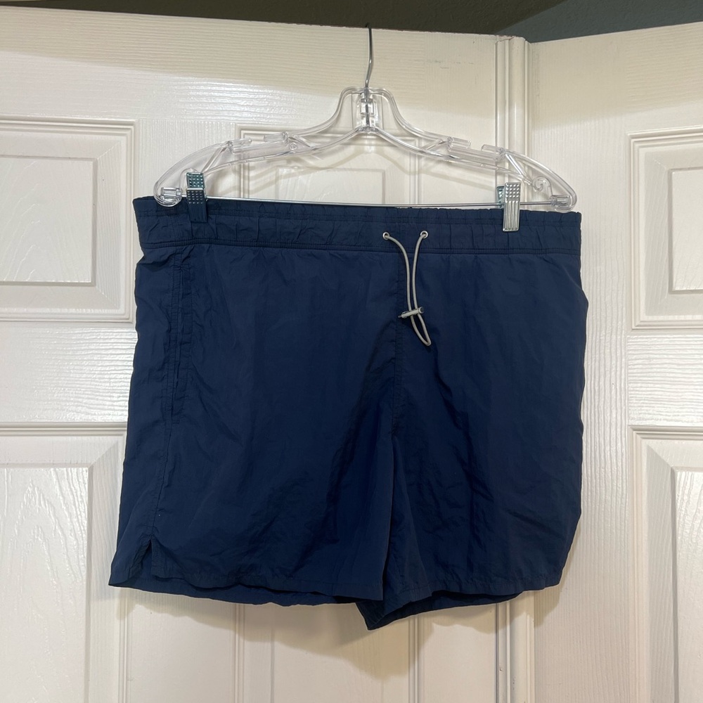 Navy Blue Zegna Sport Swim Shorts size small